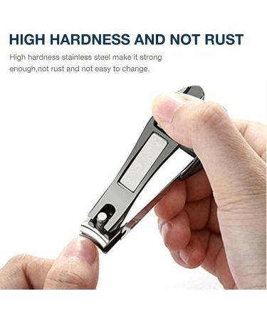 UNbit Nail Clipper 1PC Portable Anti-Splash Nail Clipper Multi-Size Stainless Steel Fingernail Nipper Cutters Manicure Heavy Nail Trimming Tool(Color:A) - Buy Online on GoSupps.com