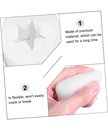 NUOBESTY 3pcs Silicone Mold Candle Molds Succulents Fondant Mold Diy Supply Handmade Soap Succulent Plants Transparent 5.7X5.3X3.5CM - Buy Online on GoSupps.com