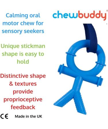 Chewbuddy Sensory Chewy Chew Tags - 2 Pack for Special Needs | Durable & Safe Bite Tags for Kids - Buy Online on GoSupps.com