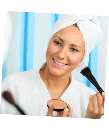 PLAFOPE 2 Pcs Highlight Brush Makeup Brush Cream Blush Brush Eyeliner Brush Flat Blush Brush Wooden Handle - Buy Online on GoSupps.com