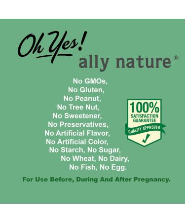 Ally Nature Vegan Prenatal DHA 440mg + Lutein 20mg + Non-GMO Multivitamin - 60 Softgels for Healthy Pregnancy Support - Buy Online on GoSupps.com