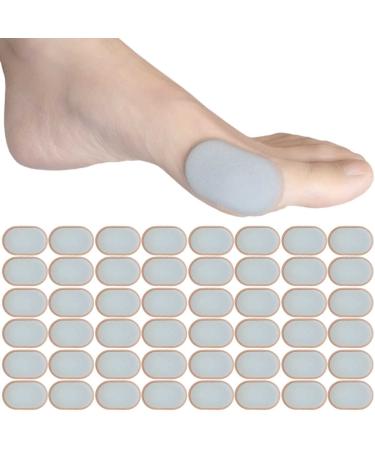 Chiroplax Foam & Fabric Bunion Cushions Protector Pads Patch Cover Bandage Hallux Valgus Tailor's Bunionette Relief Blister Chafing Rubbing Waterproof (48 Count) 48 Count (Pack of 1)