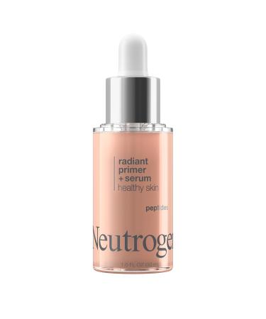 Neutrogena Healthy Skin Radiant Booster Primer & Serum - Peptide-Infused Skin Tone Evening Smooth Texture - 1.0 fl. oz | International Shipping Available - Buy Online on GoSupps.com