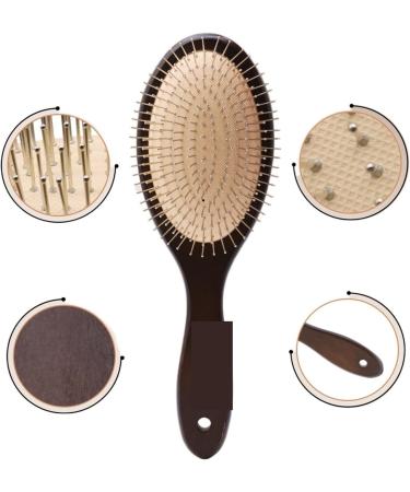 Comb Scalp Massage Straight Hair Household Cleaning Lotus Board wooden comb - Buy Online on GoSupps.com
