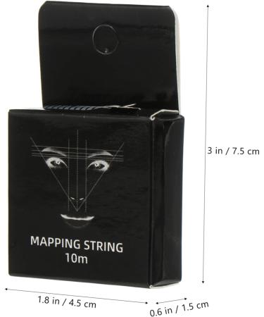 BIUDECO Eyebrow Measuring Tool Tool Micro Edge Embroidery Thread brow Mapping Thread Ink - Buy Online on GoSupps.com