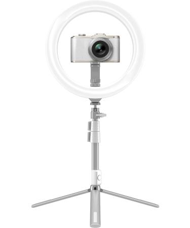 Kodak 10 LED Ring Light with Tripod for Smartphones & DSLR - Adjustable Brightness, Color Balance, 1800 Lumens - Remote Shutter, Carrying Case Included - Buy Online on GoSupps.com