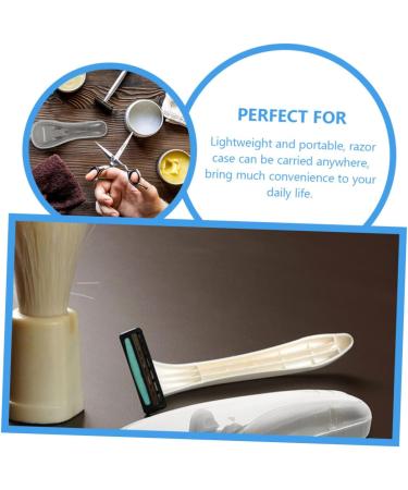 Minkissy 2-Piece Razor Storage Box - Safety Razor Case with Rust Protection & Travel-Friendly Design - Buy Online on GoSupps.com