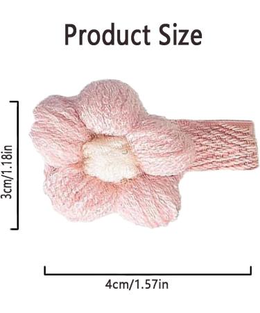 Baby Hair Clips 14 Pcs Plush Flower Hairpin Fully Lined Barrettes Alligator Clips For Baby Girls Flower Hair Clips Cute Hairpins Hair Accessories For Newborn Infants Girls Toddlers Teens - Buy Online on GoSupps.com