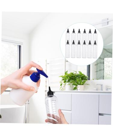 Angoily 12 Pi ces Bouteille Presser avec chelle pour Soins Capillaires Distributeur Liquide Coiffure Transparent Plastique sans Odeur Bouteille Applicateur Polyvalente - Buy Online on GoSupps.com