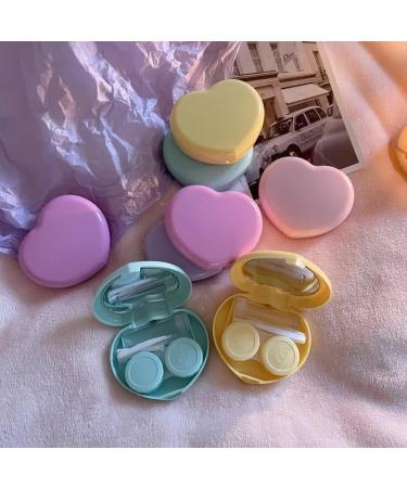 KCHYCV Purple Candy Contact Lens Container - Portable Mini Storage with Mirror for On-the-Go Use - Buy Online on GoSupps.com