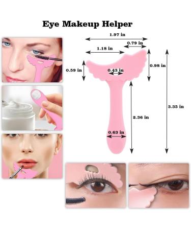 Eyelash Eyeliner Tool Set of 5 Pc 1Cute Cat Paw Eyelash Curlers Eyelashes Curling Clip False Eyelashes 2 Reusable Silicone Eyeliner Aid Mascara Shield 1Eyeshadow Brush 1Concealer Brush Sponge - Buy Online on GoSupps.com