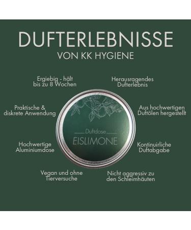 KK Room Fragrance Gel - Eislimones 70g | Made in Germany | Attractive Gift Set in Jute Bag | International Shipping Available - Buy Online on GoSupps.com