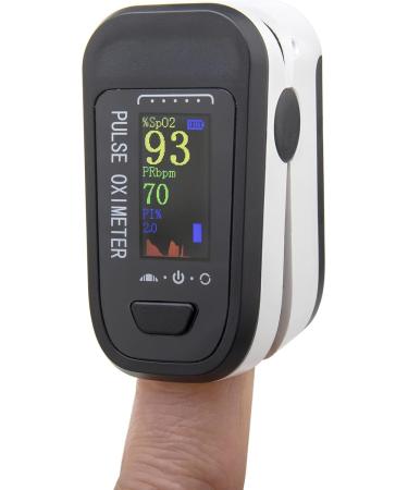 BeMatik Fingertip Oximeter - Accurate Oxygen Saturation & Heart Rate Monitor with TFT Display | International Shipping Available - Buy Online on GoSupps.com