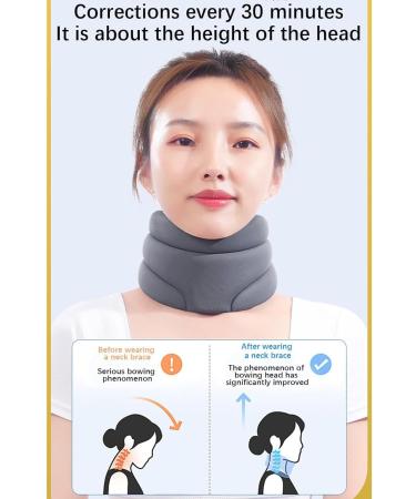 Neck Brace -Foam Cervical Collar - Soft Neck Support Relieves Pain Pressure in Spine - Wraps Aligns Stabilizes Vertebrae - Can Be Used During Sleep 2pcs yl-105023(Color:Black) - Buy Online on GoSupps.com