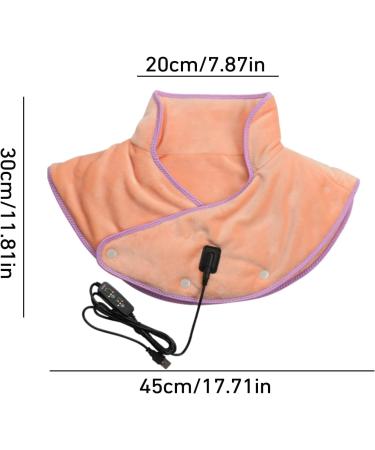 Leryveo Electric Neck & Shoulder Wrap - Warm Shoulder Pad with 3 Heating Settings | Fast Heating Safe Heating Pillows for Men & Women - Pink - Buy Online on GoSupps.com
