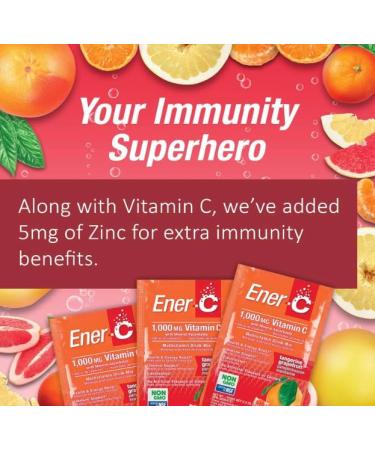 Conquitlam BC V36C2 EnerVitamin C mandarin grapefruit 2 x 30 packetsbags Pack of 2 - Buy Online on GoSupps.com