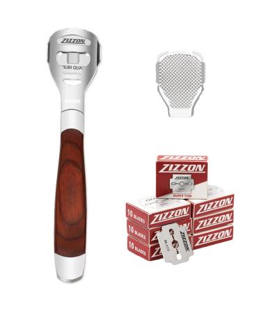 ZIZZON Glass Foot File and Hair Eraser set - Painless Magic