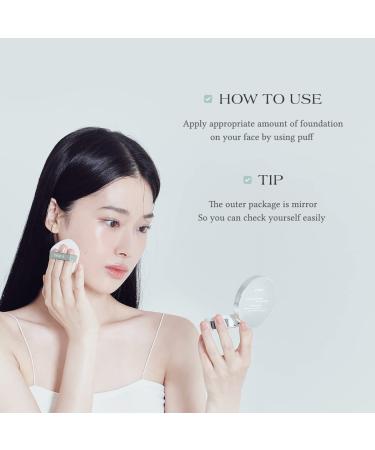 Everlasting Vegan Cushion Foundation - Slim Fit, Light Adherence to Skin (21 Ivory) - Buy Online on GoSupps.com