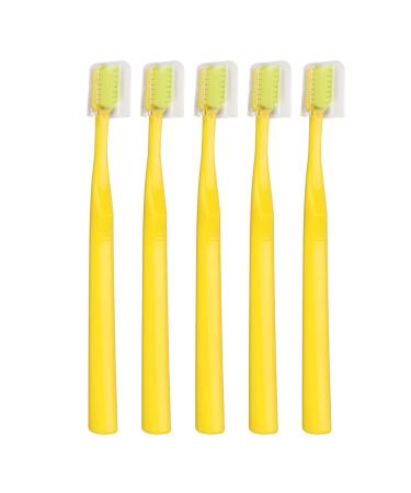 Brace Soft Toothbrush Comfortable Practical Interdental Toothbrush for Bathroom (Yellow)