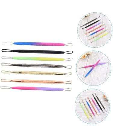 Balacoo 7pcs Double-headed Extrusion Ring Beauty Tools Blackhead Removal Blackhead Removers Stainless Steel - Buy Online on GoSupps.com