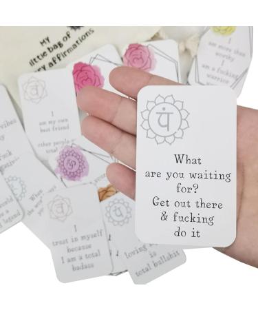 Pulunto 16-Piece Funny Affirmation Card Set | Inspiring Self-Improvement & Conspiracy Cards with Storage Bags | Perfect Gift for Friends - Ship Worldwide! - Buy Online on GoSupps.com
