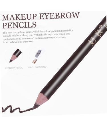WOFASHPURET 8pcs Pencil Sharpener Eyebrow Pencil Black Eyebrow Makeup Pencil Cosmetic Small Tools Wooden Miss 1 count (Pack of 1) Coffee - Buy Online on GoSupps.com