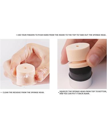 Mushroom CC Cream with Removable Sponge Head | Moisturizing BB Cream Stick (#01 White) - Buy Online on GoSupps.com