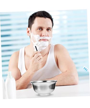 Angoily Stainless Steel Mixing Bowl - Ideal for Hair Dye Shaving Foam & Soap - Essential Shaving Tool & Accessories for Men - Buy Online on GoSupps.com
