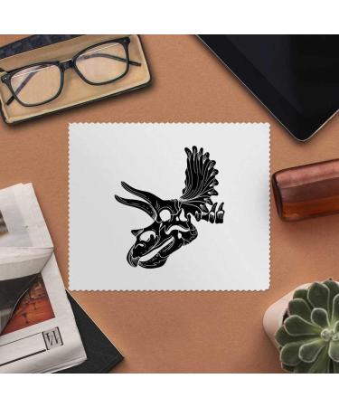 Triceratops Skull Microfiber Lens Cloths - 2 Pack for Glasses & Screens | International Shipping - Buy Online on GoSupps.com