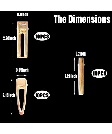 60PCS Alligator Hair Clips for Resin Art Crafts - Metal Flat Duckbill Clips DIY Accessories - Buy Online on GoSupps.com