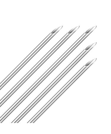Gospire 30Pcs 14G Piercing Needles for Nose Ear Stainless Steel Needles Tattoo Supplies Disposable Body Piercing Needles Sterilized Surgical Steel (14G-30pcs) 30 Count (Pack of 1)