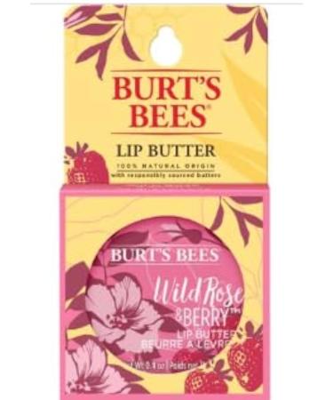 Burt's Bees Lip Butter Wild Rose & Berry 0.4 Oz