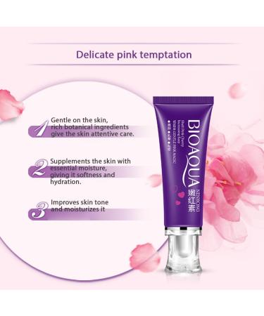 BIOAQUA Intimate Cream 30g - Natural Moisturizing Nipple Pinkish Cream for Skin Beauty - Buy Online on GoSupps.com