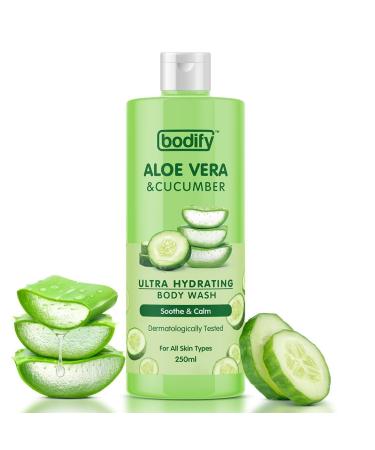 RUVYAA Aloe Vera & Cucumber Ultra Hydrating Body Wash 250 Ml | Soothe & Calm | Paraben Free | All Skin Types