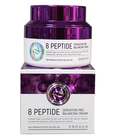 Enough High Premium Pro Cream Collagen Peptides & Hyaluronic Acid Facial Moisturizer for Women Korean Skin Care Face and Neck Creams for Tightening Firming (8 Peptide Sensation Pro Balancing Cream) - Buy Online on GoSupps.com