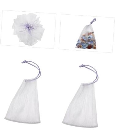 OHPHCALL 80 Pcs Soap Bag Soap Net Foaming Mesh Gloves Soap Bags Mesh Exfoliating Mesh Soap Saver Bag Nylon 12x9.5cmx2pcs Random Colorx2pcs - Buy Online on GoSupps.com