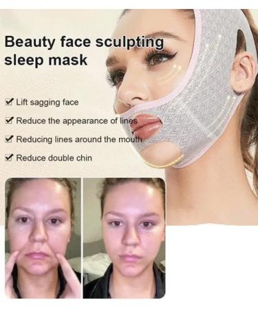 V Line Face Sculpting and Slimming Mask Set - Double Chin Reducer and Facial Exerciser (2PCS) - Buy Online on GoSupps.com