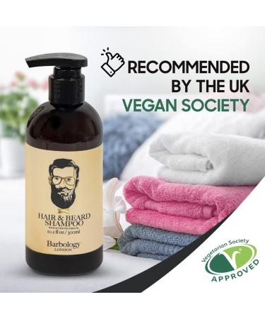 Buy 2-in-1 Beard & Face Shampoo for Men - Nourishing Jojoba Argan & Avocado Oils - Conditions Dry & Itchy Facial Hair - 10oz Pump - Buy Online on GoSupps.com