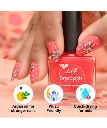 IBA Nail Polish - Breathable Air & Water Permeable Halal Wuzu Friendly | B23 Gold Sparkle - International Shipping Available - Buy Online on GoSupps.com