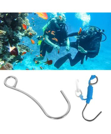 Keenso Stainless Steel Diving Double Hook - Heavy Duty Scuba Dive Current Single Hook - Buy Online on GoSupps.com