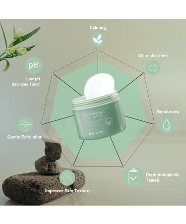 M.IZON Pore Fresh Peeling Toner Pad For Sensitive Skin AHA BHA PHA Peeling Pads Soothing Exfoliating Pore Care (60 Pads 130ml) - Buy Online on GoSupps.com