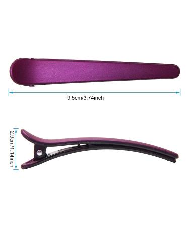 Adecco LLC 12pcs Plastic Duckbill Hair Clips for Women - Professional Non-slip Hair Styling and Sectioning Clips - Salon Quality Hair Barrettes - Buy Online on GoSupps.com