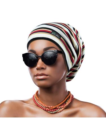 FocusCare Adjustable Satin Lined Sleep Cap - Ideal for Curly Hair - Buy Online on GoSupps.com