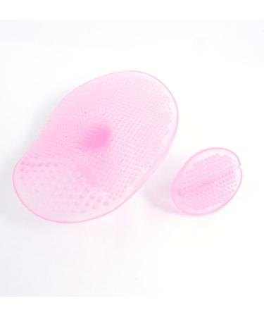 Ruilogod Soft Silicone Blackhead Remover Facial Cleansing Pad 2 in 1 Pale Pink - Buy Online on GoSupps.com