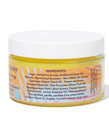 Pretty Kitty Bikini Line Brightening Sugar Scrub - Kojic Acid & Turmeric Exfoliant for Ingrown Hairs & Razor Bumps - Buy Online on GoSupps.com