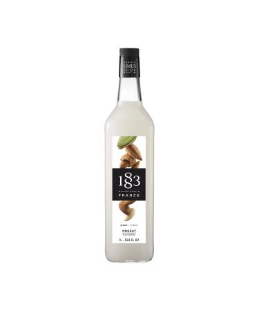 1883 Maison Routin Premium Almond Syrup for Coffee Lattes Hot Chocolate Cocktails Desserts Glass 1L Almond 1L Glass Bottle - Buy Online on GoSupps.com