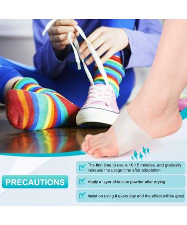 Haofy Gel Arch Support Sleeves - 2 Pairs for Plantar Fasciitis Relief | High & Low Arch Support Gel Pads for Foot Pain - Buy Online on GoSupps.com