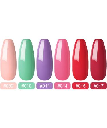 Dipping Powder 6 Colors Kit for DIY Nail Art No Need for Lighting Simple Operation Long Lasting for Beginner Nail Salon Home DIY color02 - Buy Online on GoSupps.com