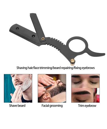 Barber Finger Razor - Straight Edge Razor for Salon & Home Use | Wave Texture & Smooth Surface - Buy Online on GoSupps.com