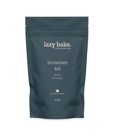 Lazy Bake Brownie Mix. Create Fresh and Delicious Chocolate Chip Brownies at Home. Baking Mix for Dessert and Snacks For Adults and Kids. Made in Canada. 430g (Pack of 1)